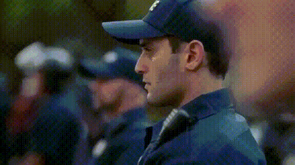 A remix of the Pepsi commercial, without the can of Pepsi (via Giphy)