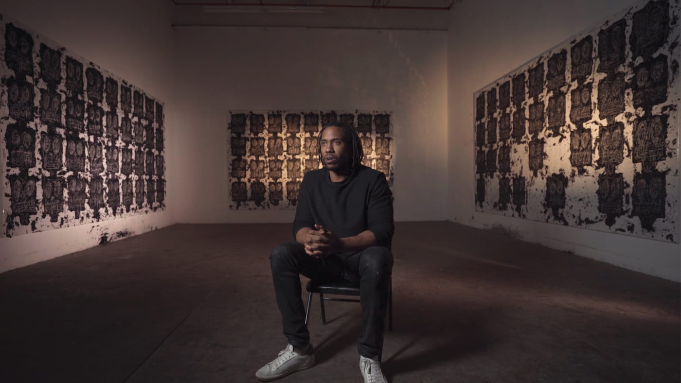 Rashid Johnson appears in <em>Blurred Lines: Inside the Art World</em> (photo by Ken Ng)