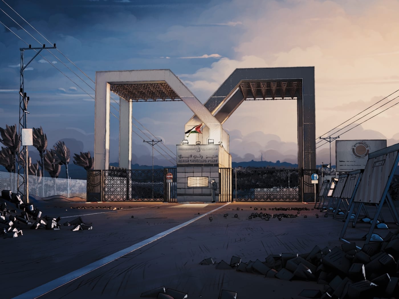 Still from Rosalind Nashashibi, "Electrical Gaza" (2015) (courtesy the artist)