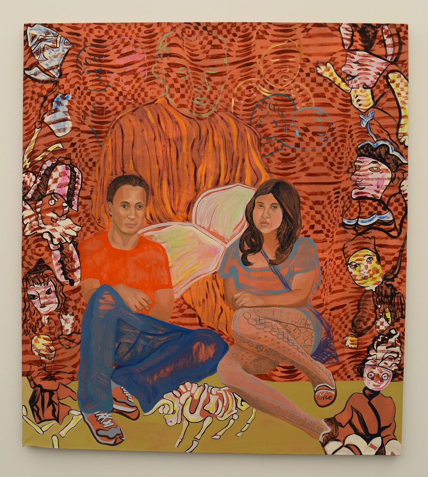 Aliza Nisenbaum, "The History Lesson" (2017) in the Mary Mary booth