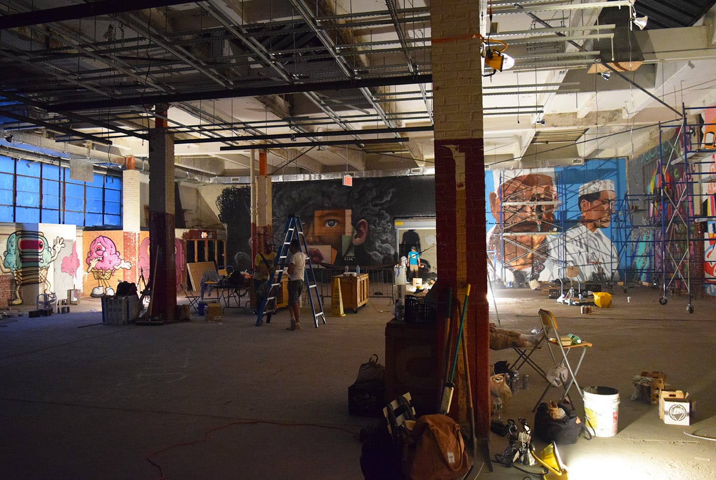 Installation view of Market Surplus