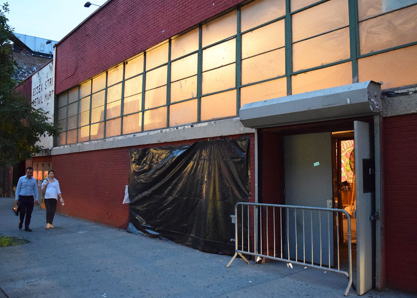 The entrance to 140 Essex Street