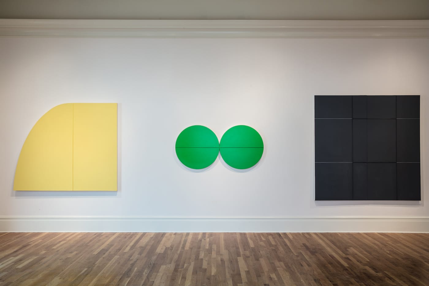 Installation view of Beyond the Canvas: Contemporary Art from Puerto Rico at the Newcomb Art Museum with works by Julio Suárez