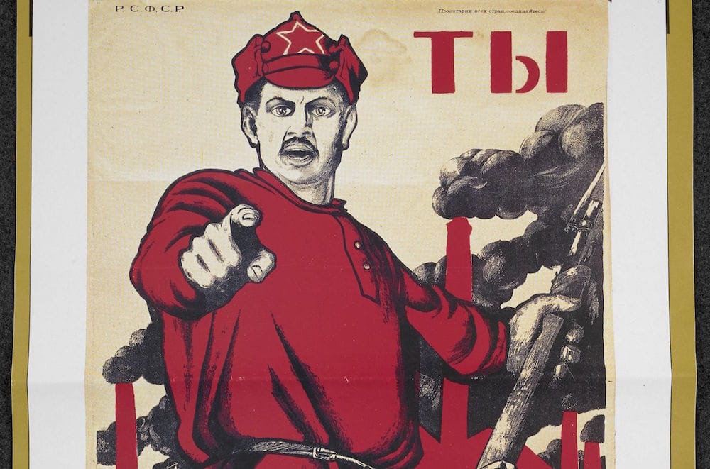 From Birch-Bark Shoes to Propaganda Posters, Surveying Relics from the Russian Revolution