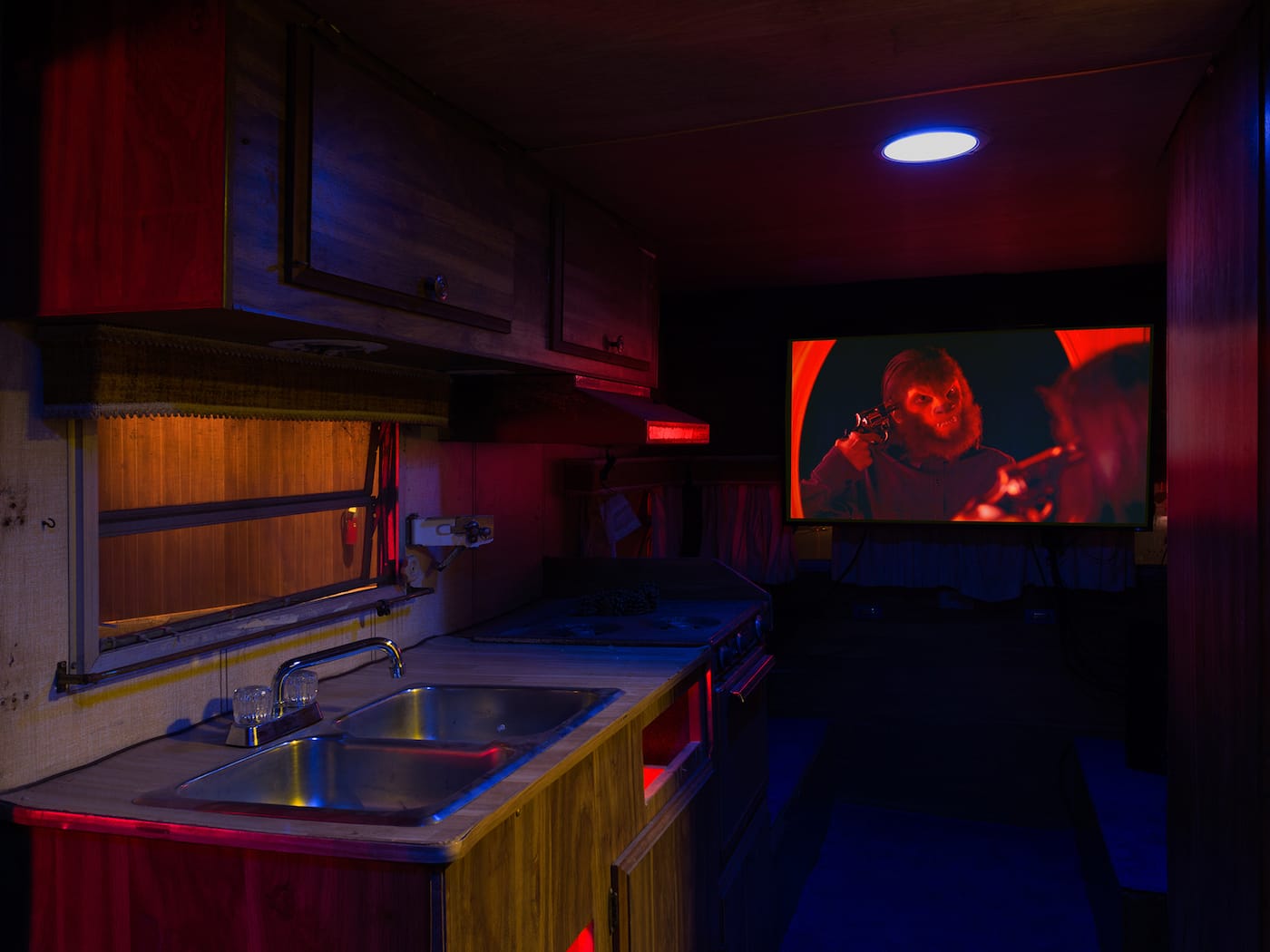 Installation view of Grand Ole Opera: Stewart & Stewart, curated by Gabriel Florenz, at Pioneer Works (photo © Dan Bradica)