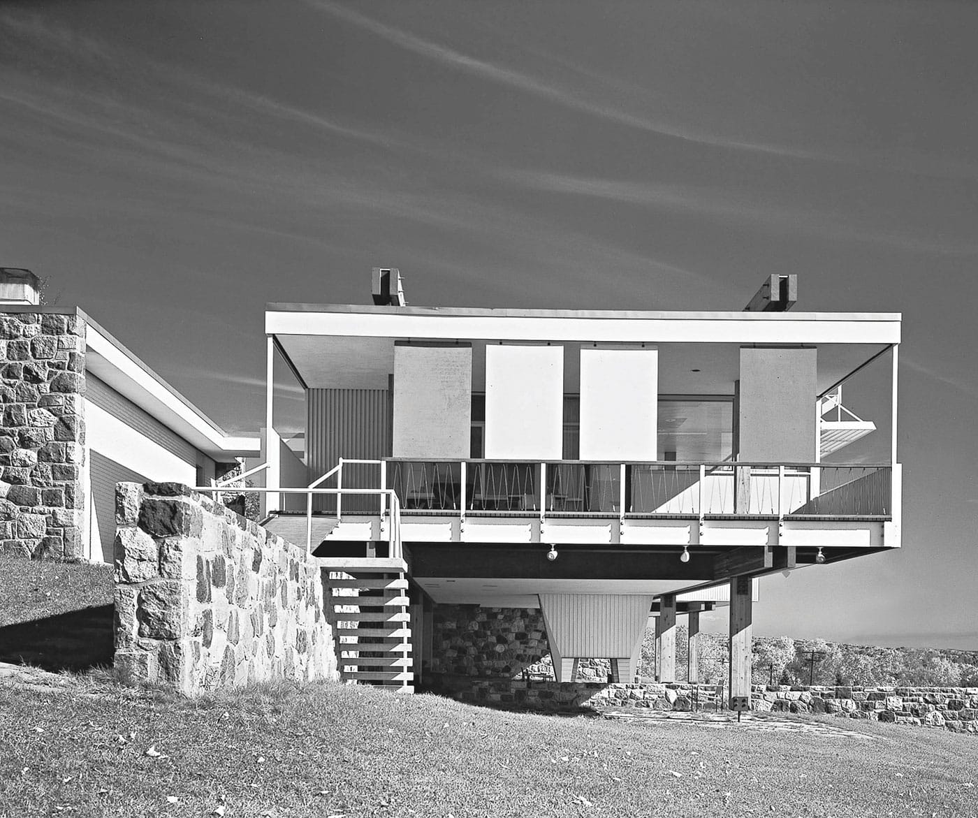 Marcel Breuer, Starkey House (Duluth, Minnesota, 1955) (© Ezra Stoller/Esto)