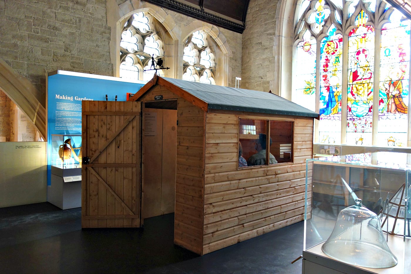 Installation view of the Garden Museum in London