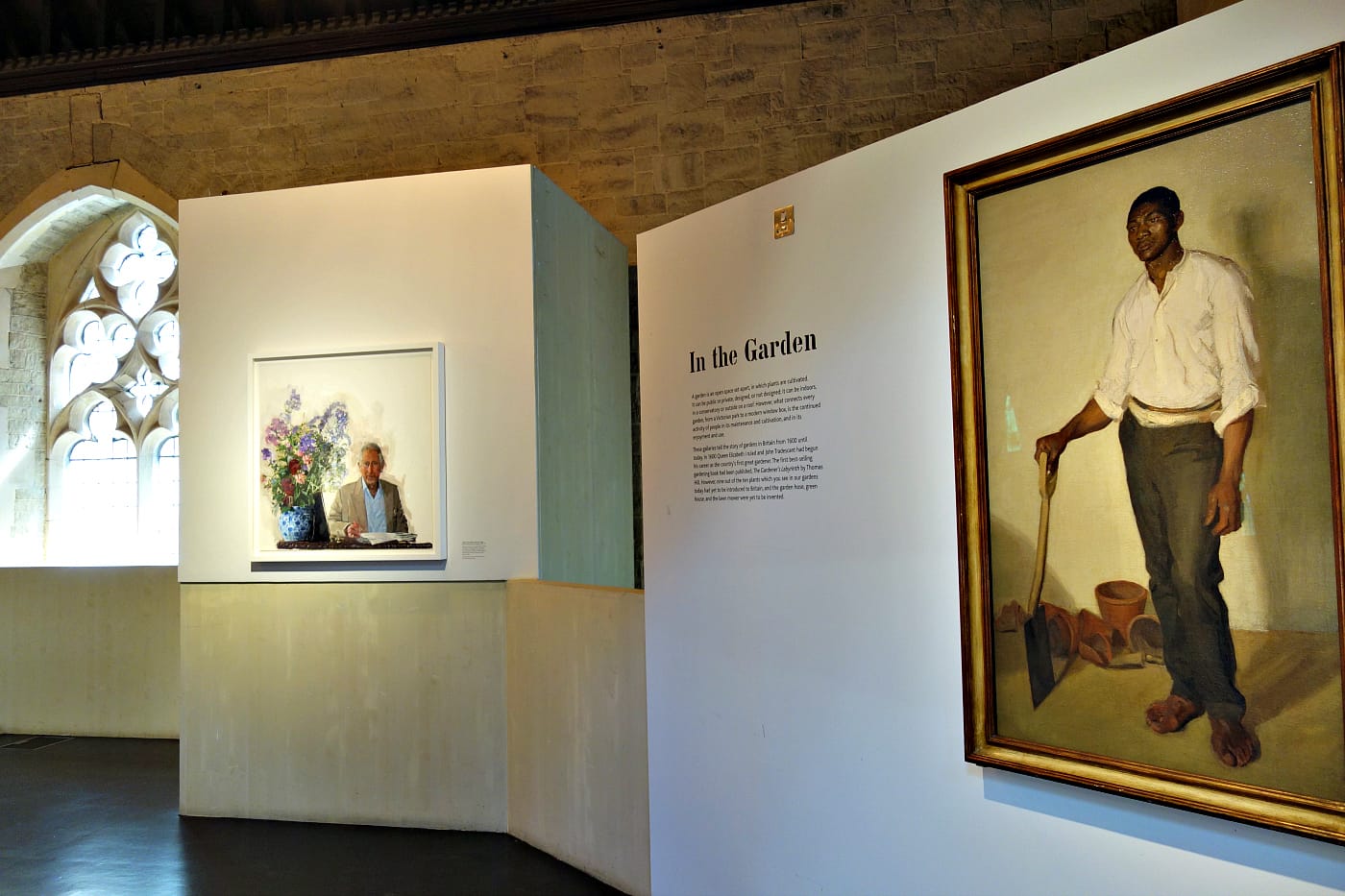 Installation view of the Garden Museum in London