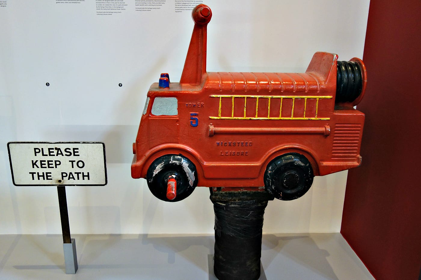 Installation view of the Garden Museum in London