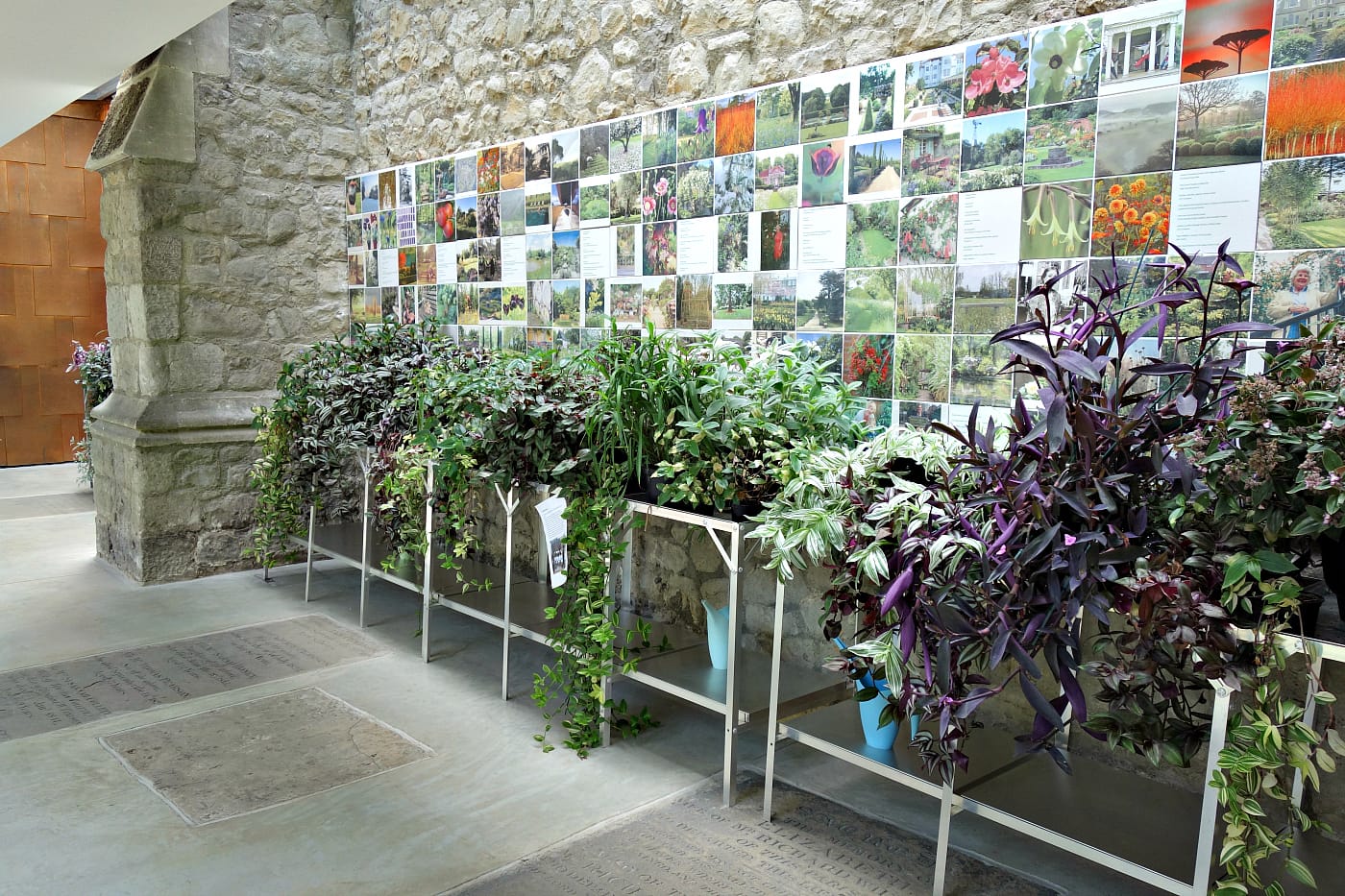 Installation view of the Garden Museum in London