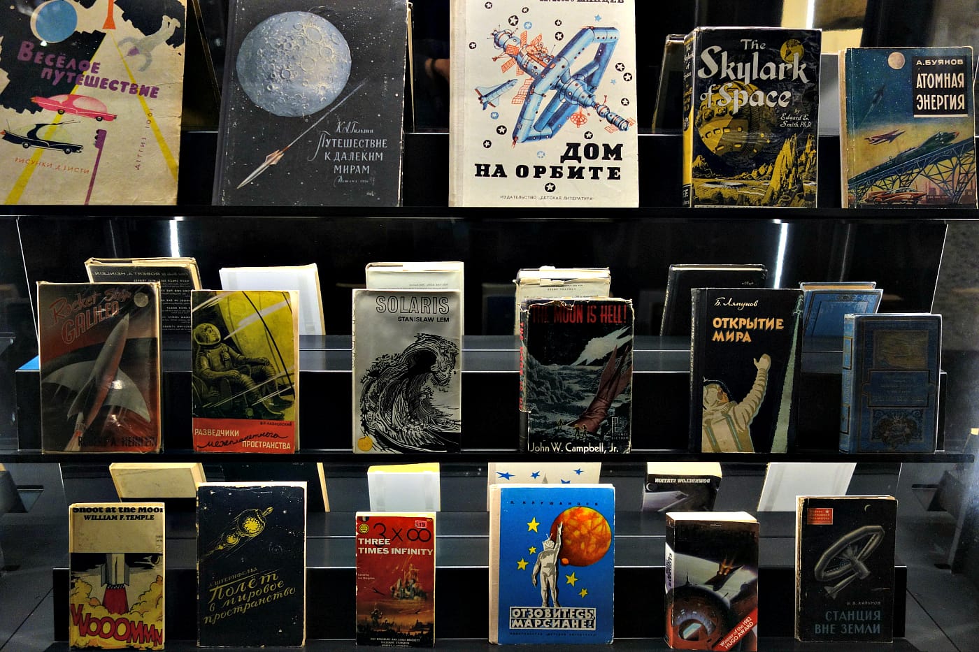 Installation view of <em>Into the Unknown</em> at the Barbican in London (photo by the author for Hyperallergic)