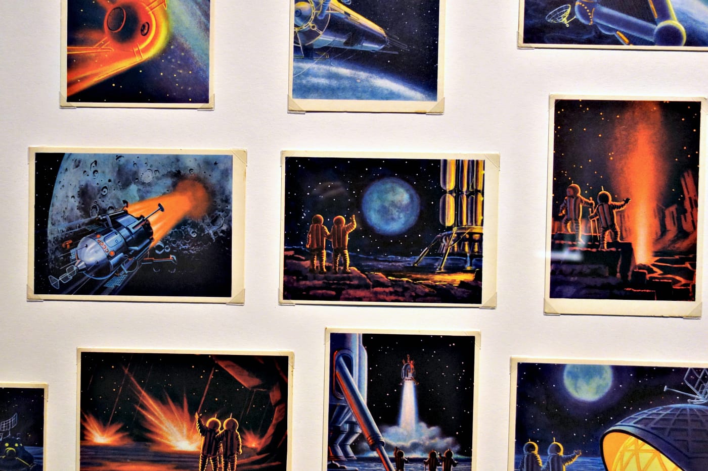 Installation view of <em>Into the Unknown</em> at the Barbican in London (photo by the author for Hyperallergic)