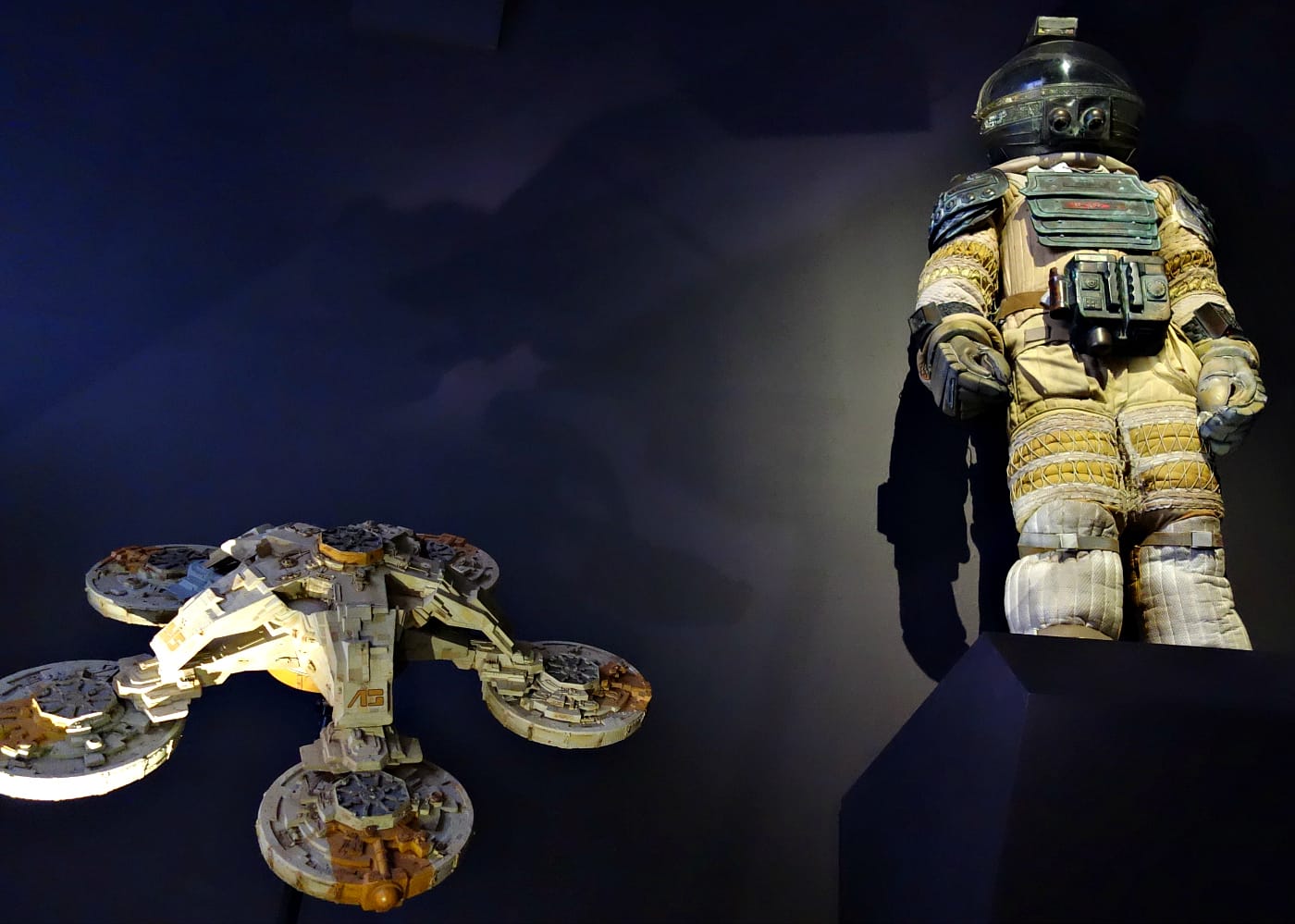 Installation view of <em>Into the Unknown</em> at the Barbican in London (photo by the author for Hyperallergic)