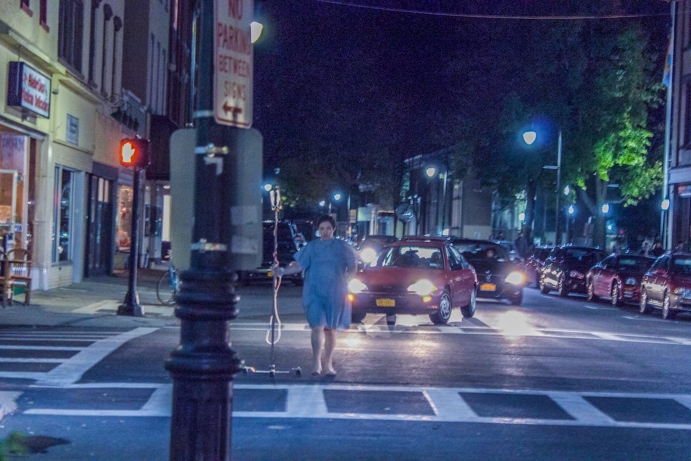 Rosary Solimanto, "Alive" (2016), during the O+ Festival, Kingston, New York (photo courtesy of the artist)