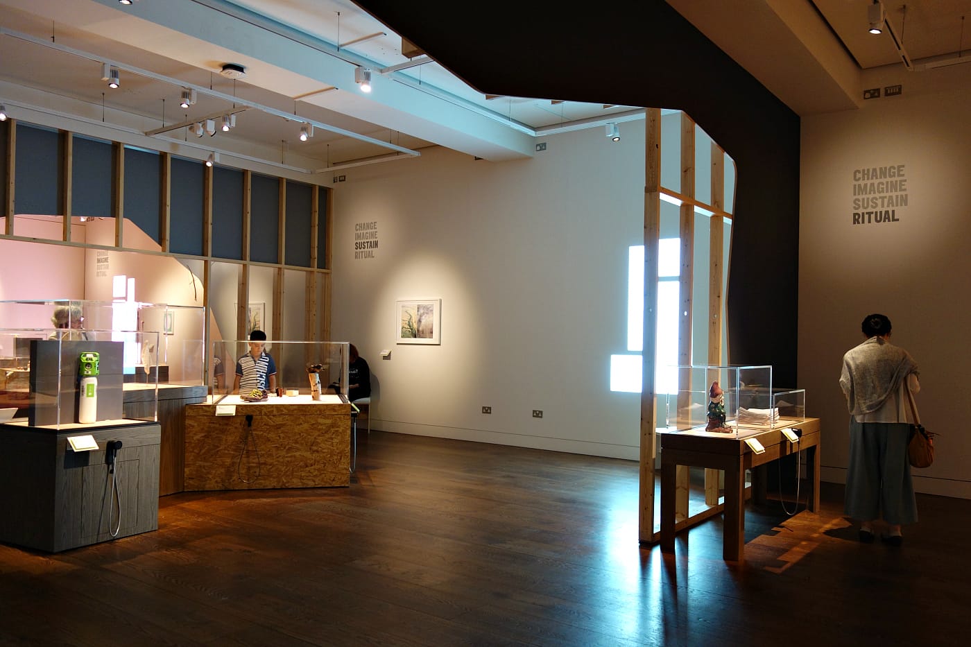 Installation view of <em>A Museum of Modern Nature</em> at the Wellcome Collection in London (photo by the author for Hyperallergic)