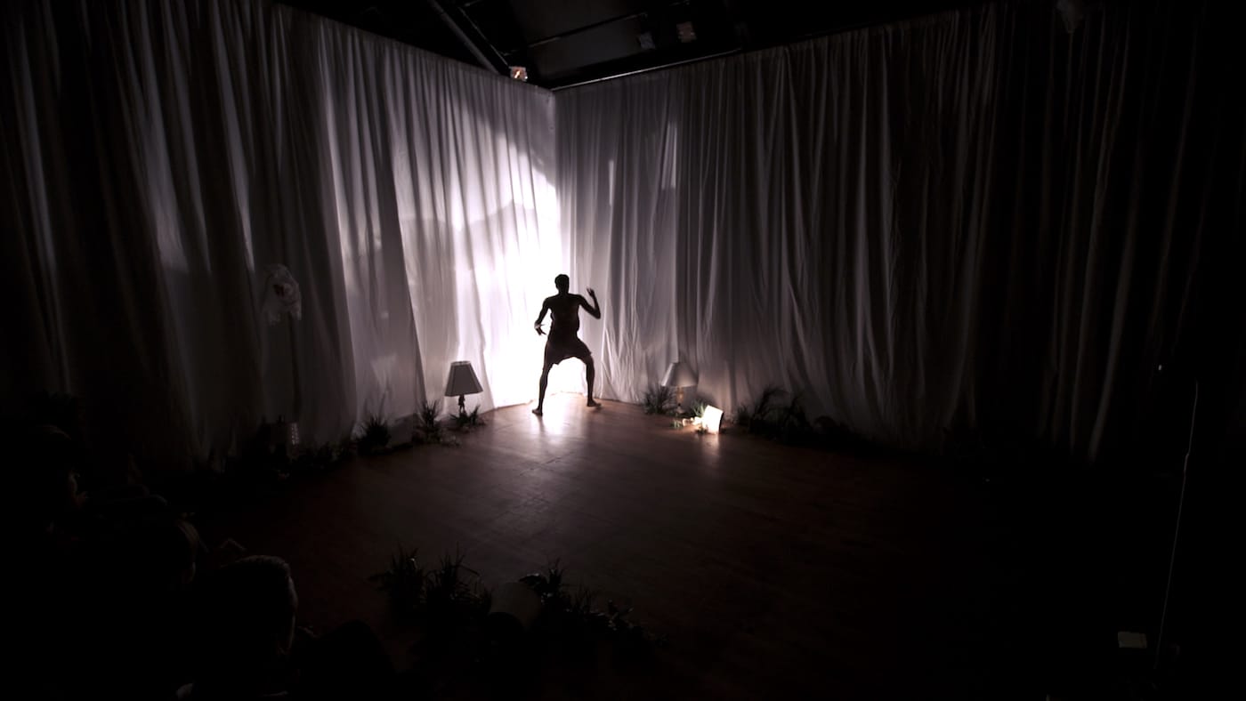 Okwui Okpokwasili in Andrew Rossi’s documentary Bronx Gothic, based on Okpokwasili’s performance of the same name (courtesy of Grasshopper Film)