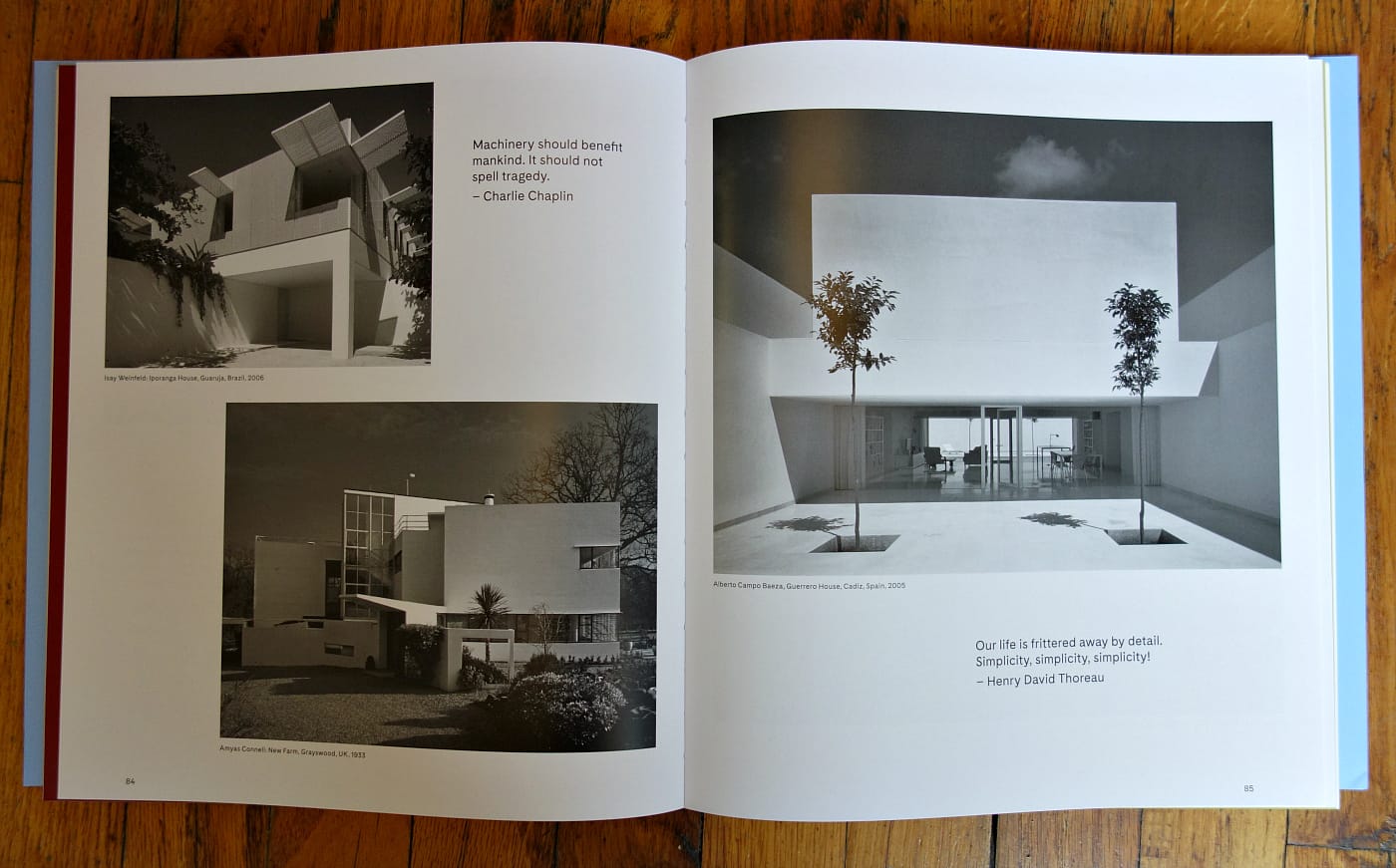 Pages from <em>Ornament is Crime: Modernist Architecture </em> (photo of the book for Hyperallergic)