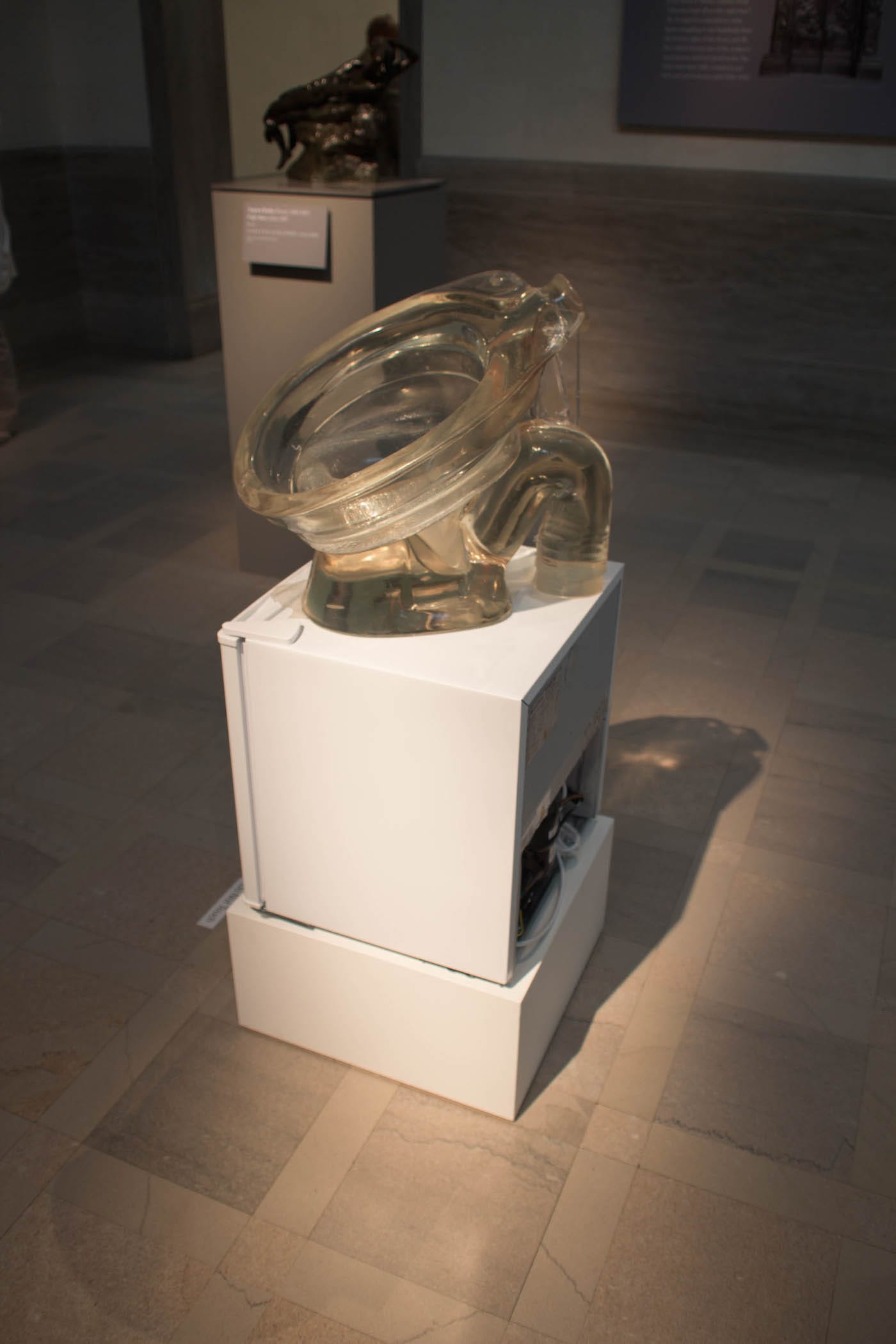 Sarah Lucas, “Floppy Toilet” (2016)