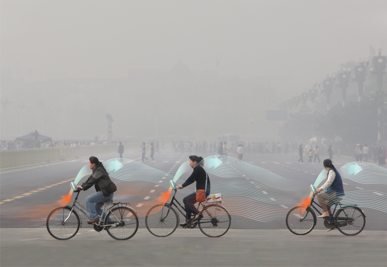 Smog Free Bicycle (courtesy Studio Roosegaarde)