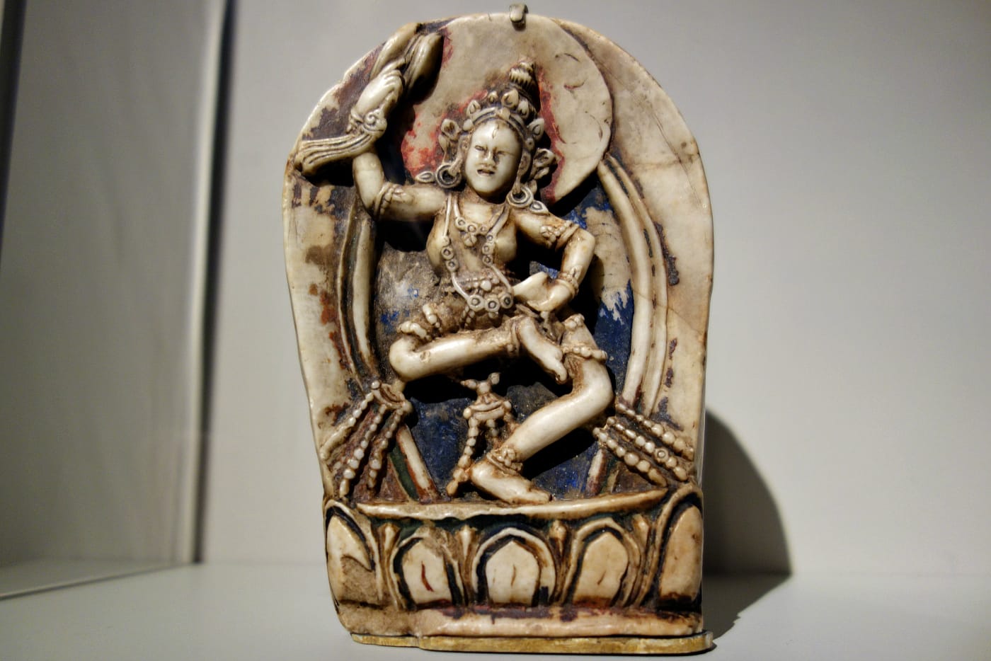 Installation view of <em>The World Is Sound</em> at the Rubin Museum of Art (photo by the author for Hyperallergic)