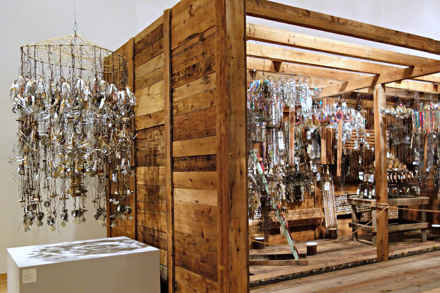 Installation view of <em>An Encounter with Presence: Emery Blagdon. + Shannon Stratton</em> at the John Michael Kohler Arts Center (photo by the author for Hyperallergic)
