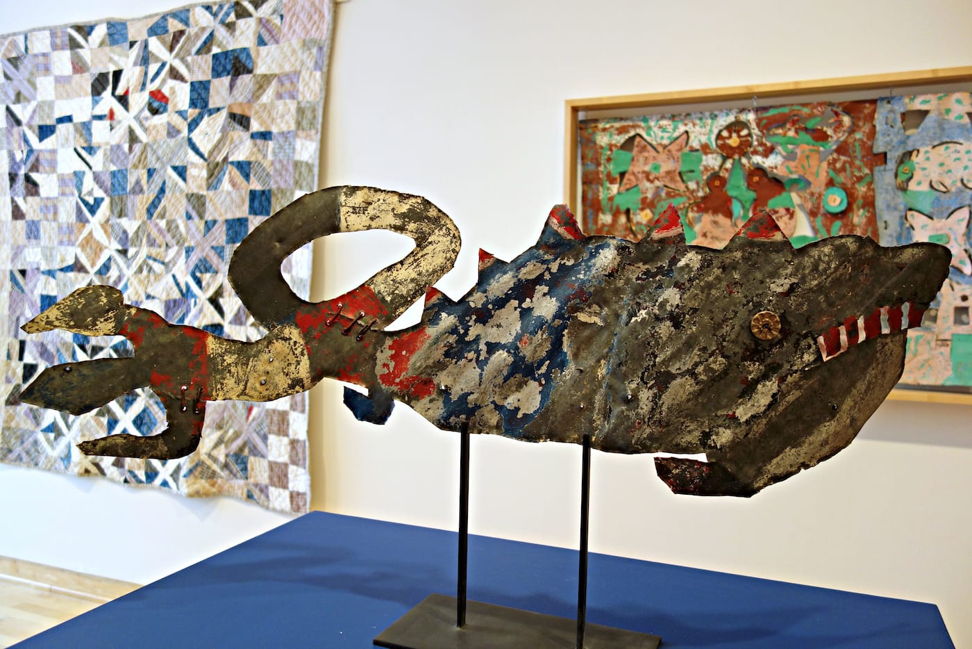 Installation view of <em>Shelter: David Butler</em> at the John Michael Kohler Arts Center (photo by the author for Hyperallergic)