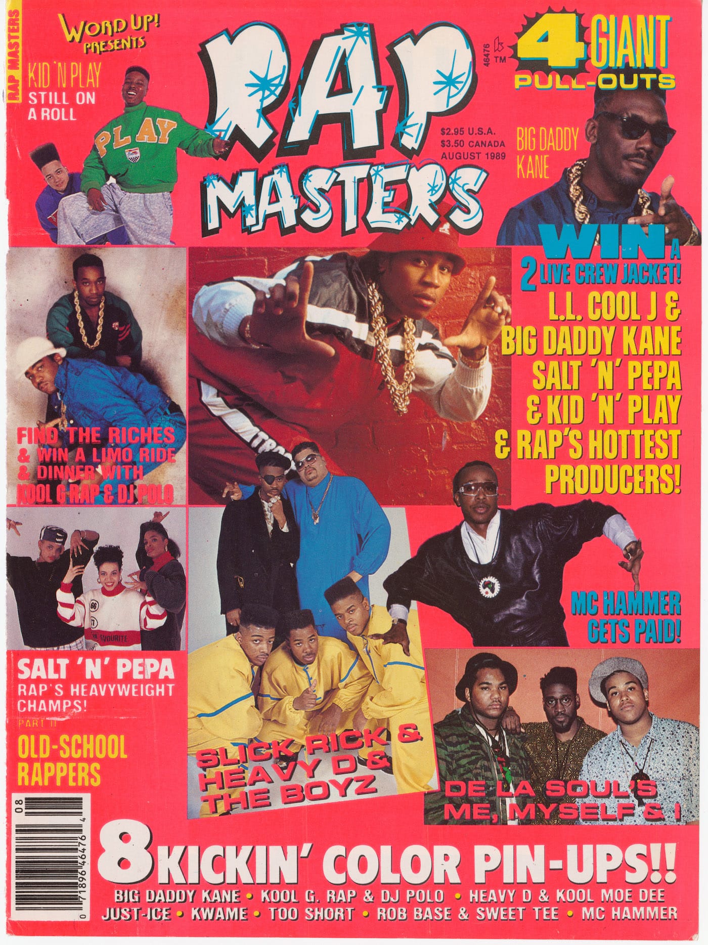 <em>Word Up! Presents Rap Masters</em> (August 1989) (courtesy Cornell University Hip Hop Collection)