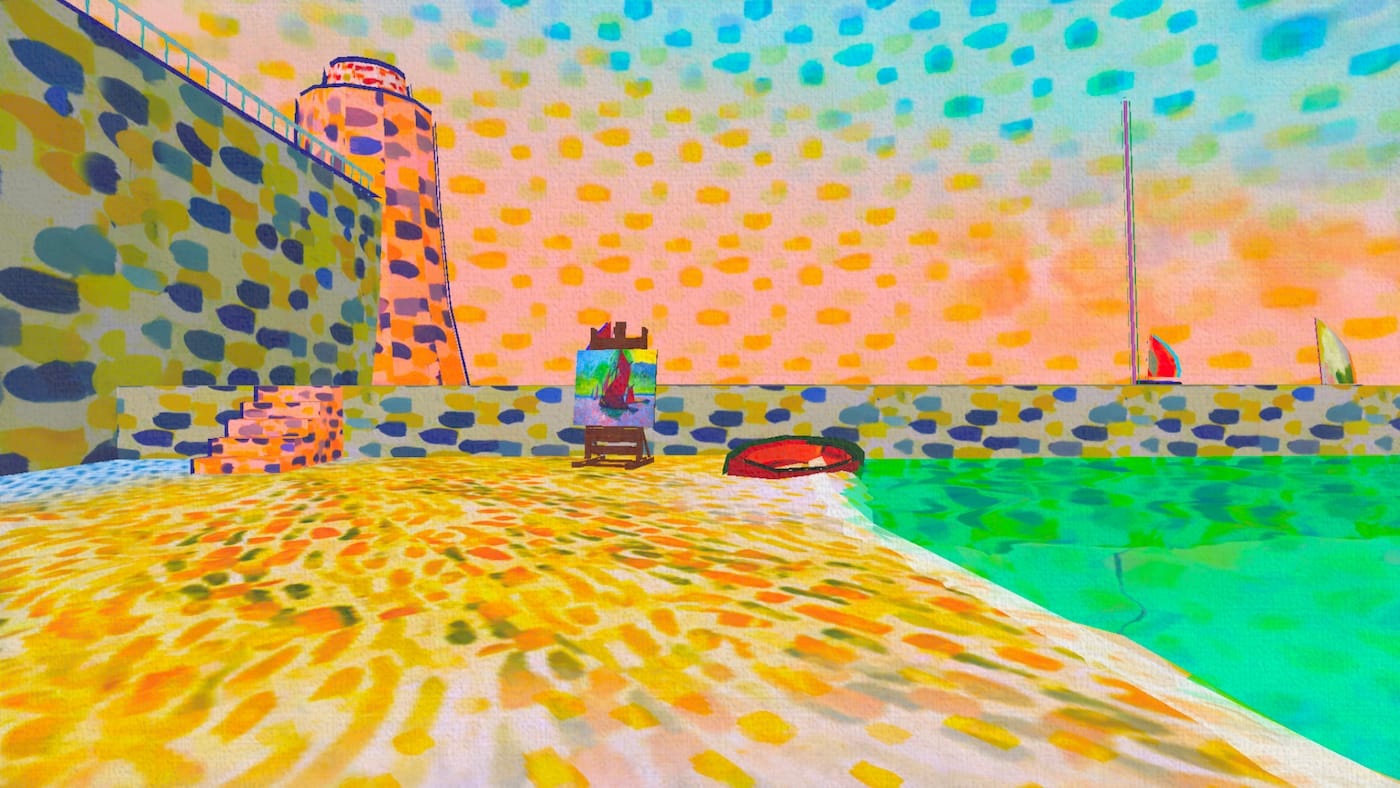 'FAUVISTa' by Gigoia Studios (screenshot by the author for Hyperallergic)