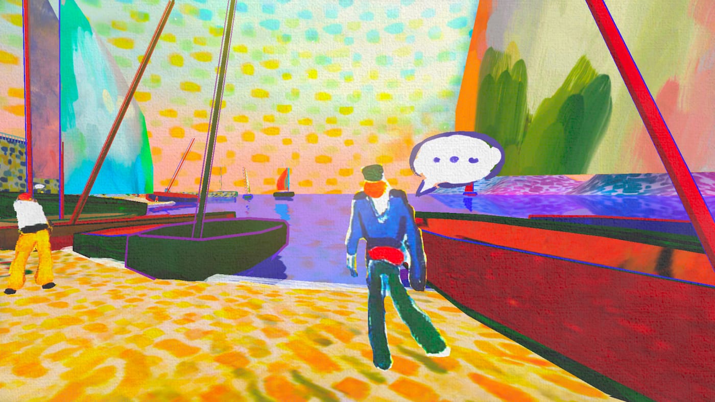 'FAUVISTa' by Gigoia Studios (screenshot by the author for Hyperallergic)