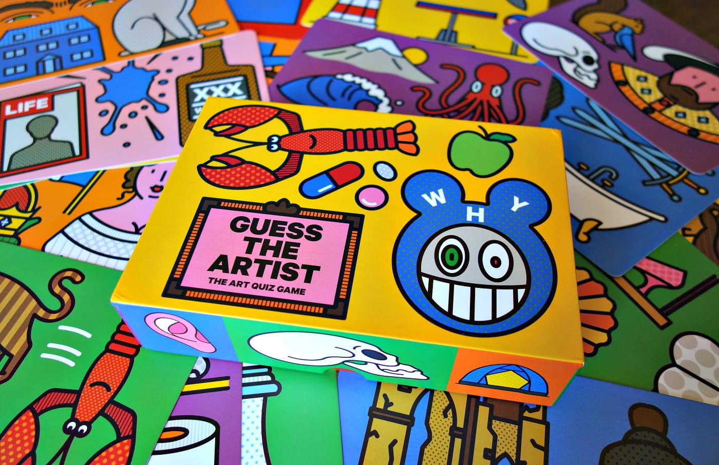 "Guess the Artist: The Art Quiz Game" by Craig Redman and Karl Maier (photo by the author for Hyperallergic)