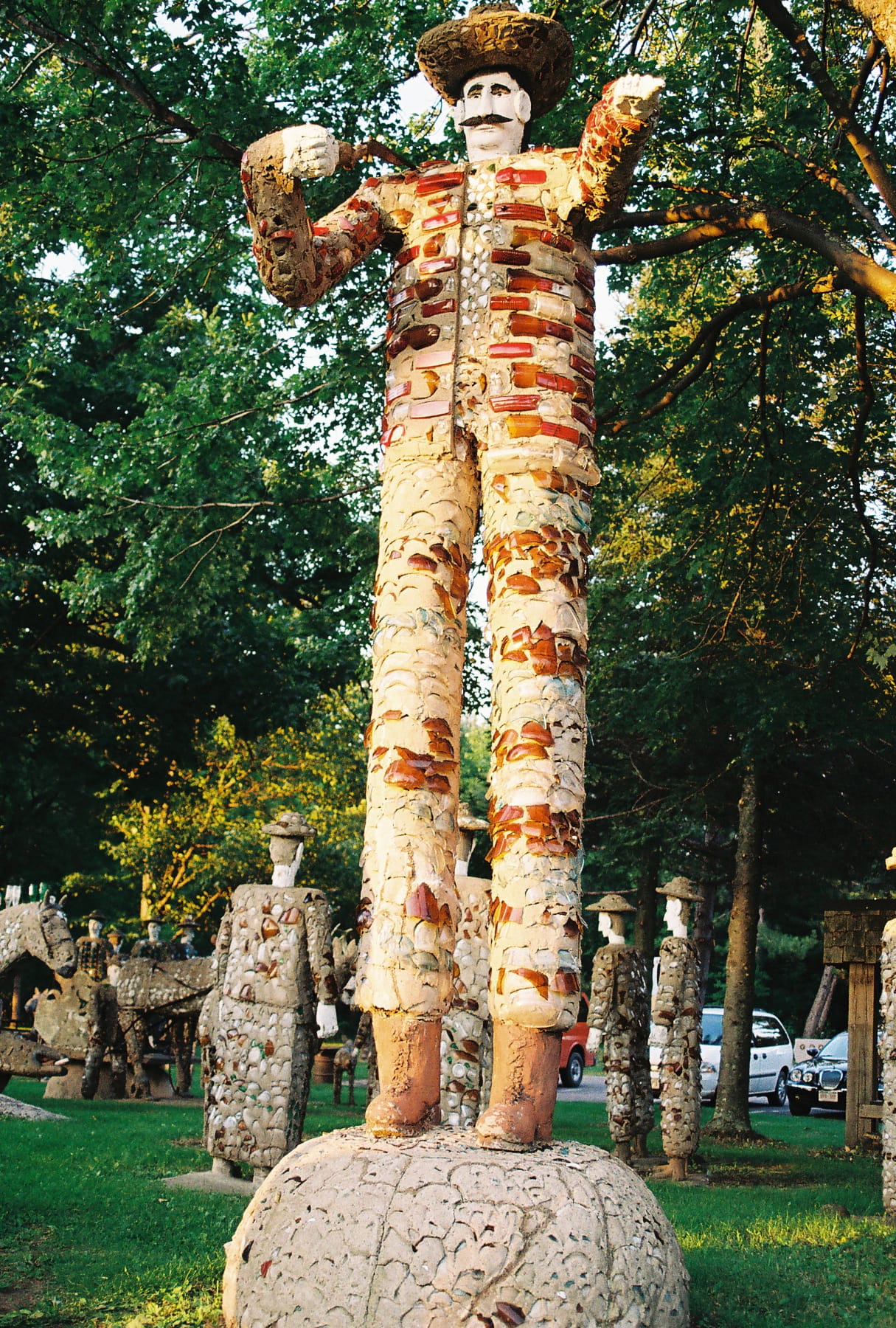 Fred Smith, Wisconsin Concrete Park (site view, Phillips, Wisconsin) (1948–64) (photo by Robert Tarrell, courtesy John Michael Kohler Arts Center)