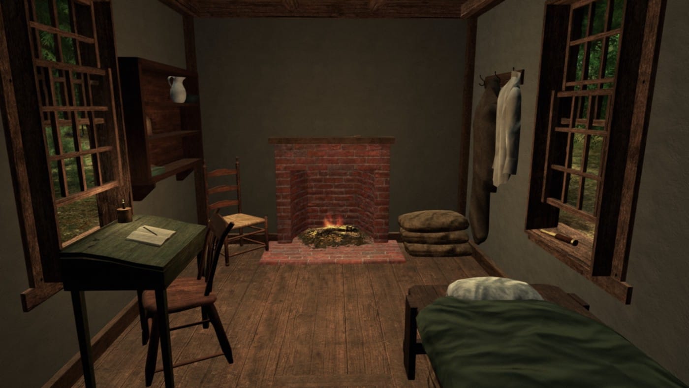 Screenshot from <em/>Walden, A Game (courtesy USC Game Innovation Lab)