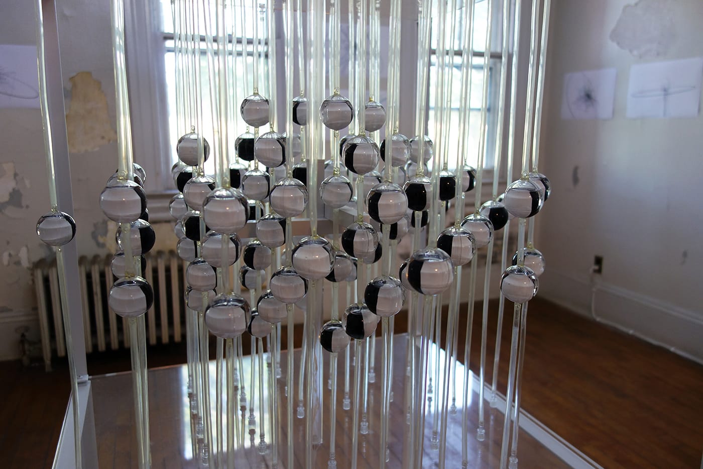 Inhye Lee & Hyomin Kim (Space Physicist), "Spatial Magnetic Field Visualization" (2016), interactive installation 