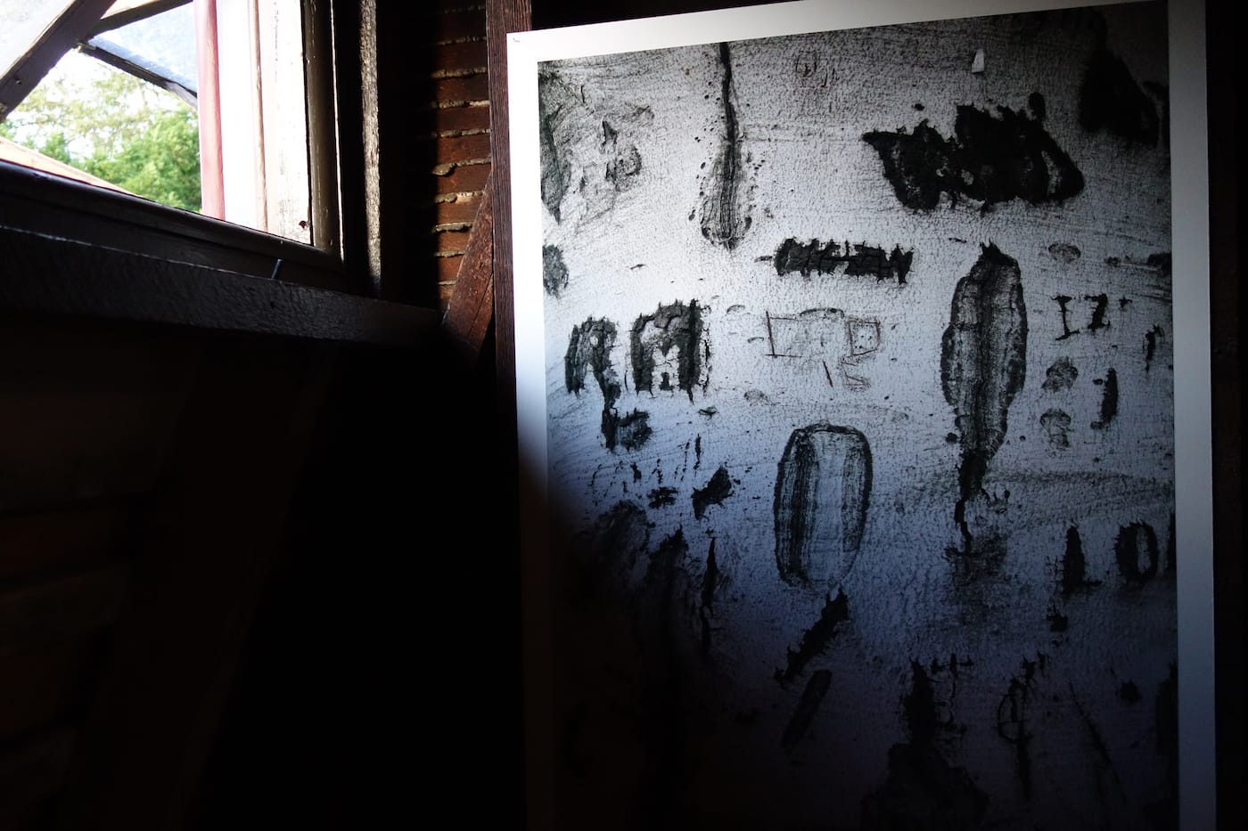 Installation view of <em>Matthew Jensen: Among Trees and Stones</em> at Green-Wood Cemetery 