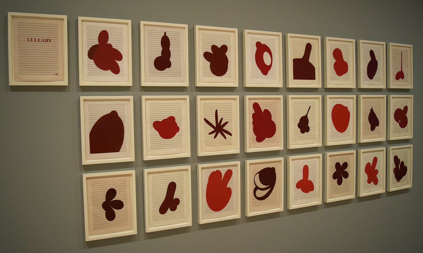 Louise Bourgeois, "Lullaby" (2006), series of 25 prints on fabric