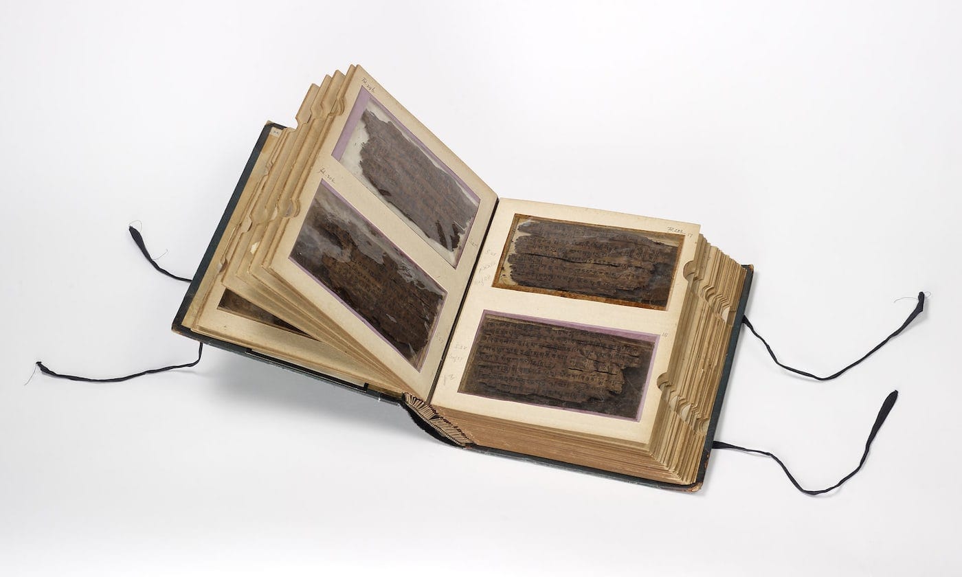 The Bakhshali manuscript (courtesy Bodleian Libraries/ University of Oxford)