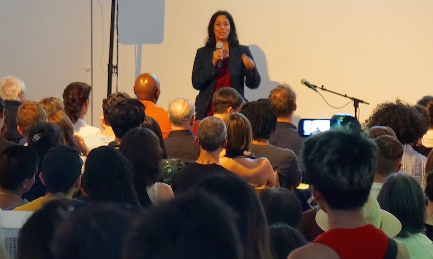 The launch event for the People's Cultural Plan (all images courtesy People's Cultural Plan)