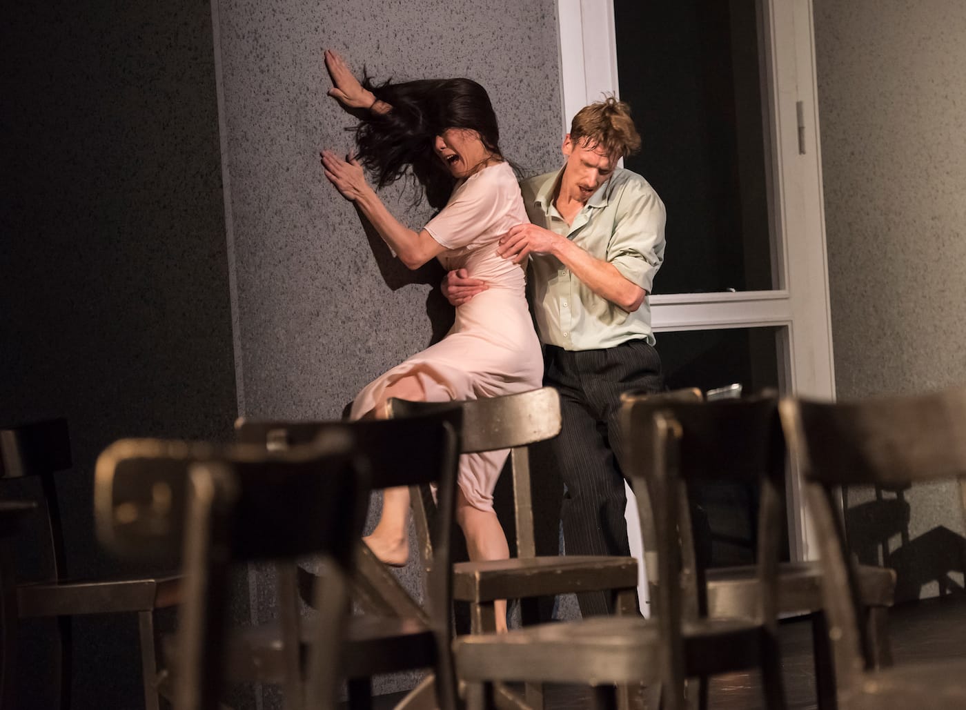 Tanztheater Wuppertal, Café Müller (1978), a piece by Pina Bausch with music by Henry Purcell, directed and choreographed by Pina Bausch (photo by Stephanie Berger, courtesy the Brooklyn Academy of Music)