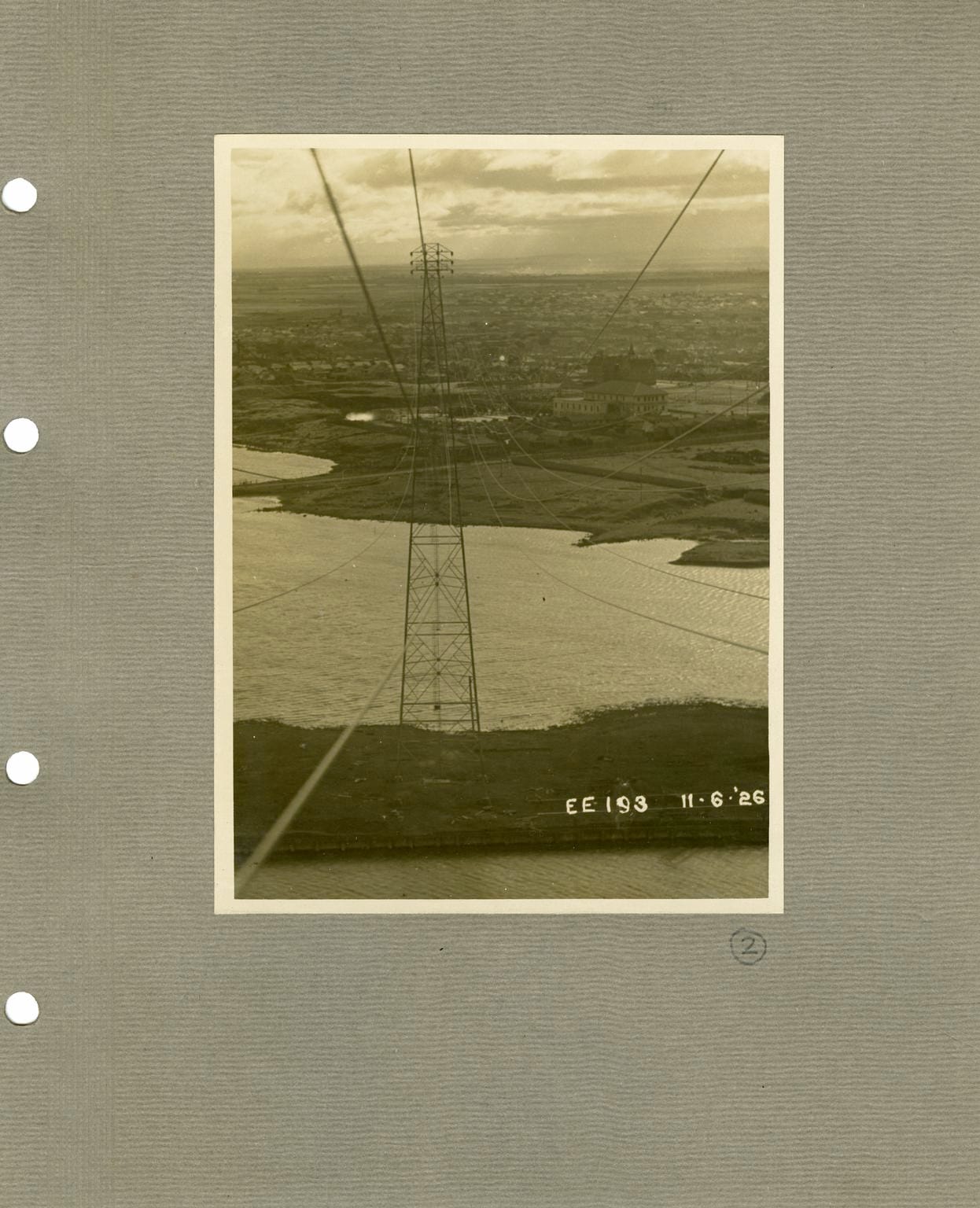 Images from the albums of photographs of electricity pylons in various countries (1920-29) (courtesy Science Museum, London)