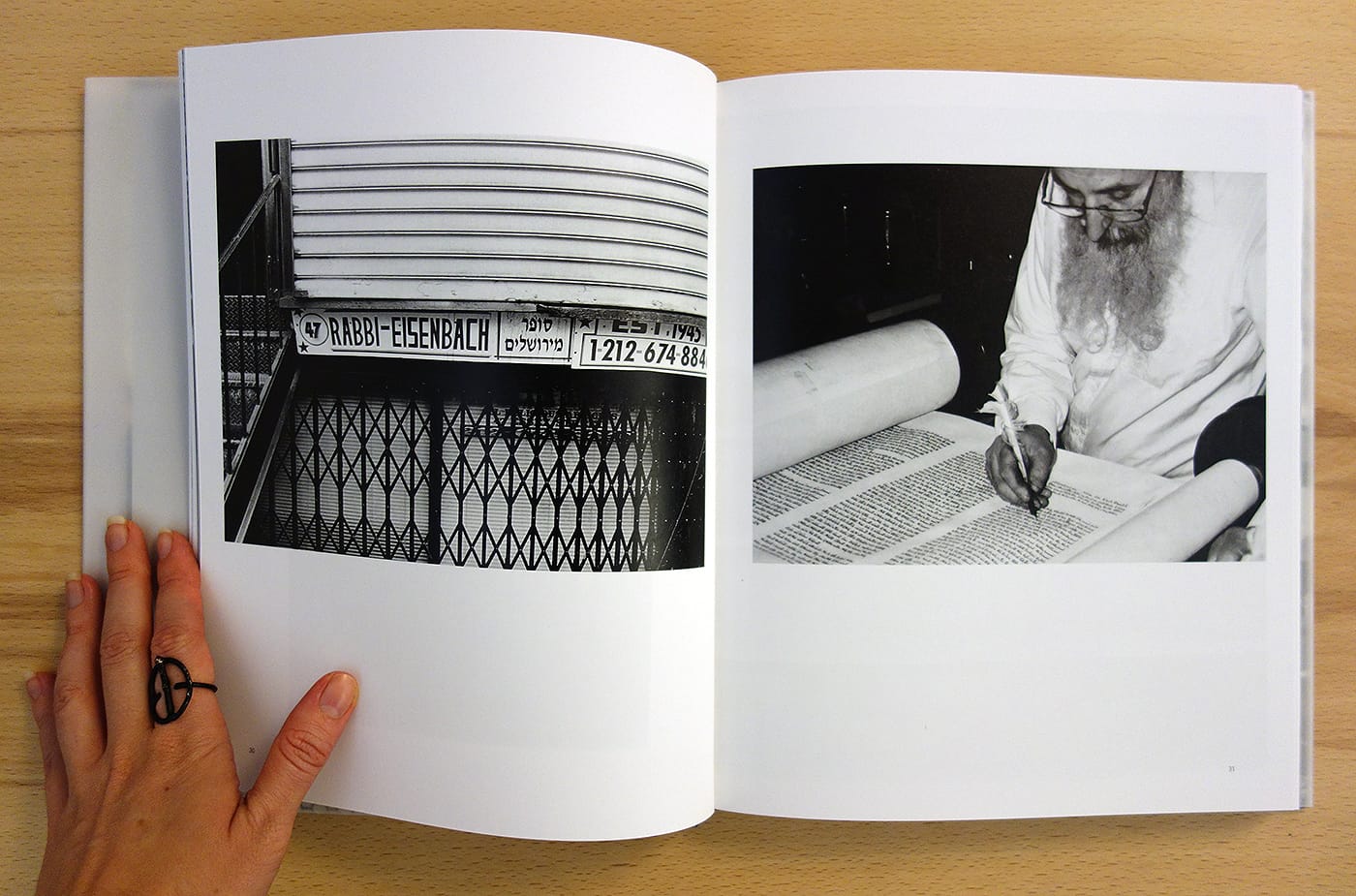 Pages from Remnants: Photographs of the Lower East Side (photo of the book for Hyperallergic)
