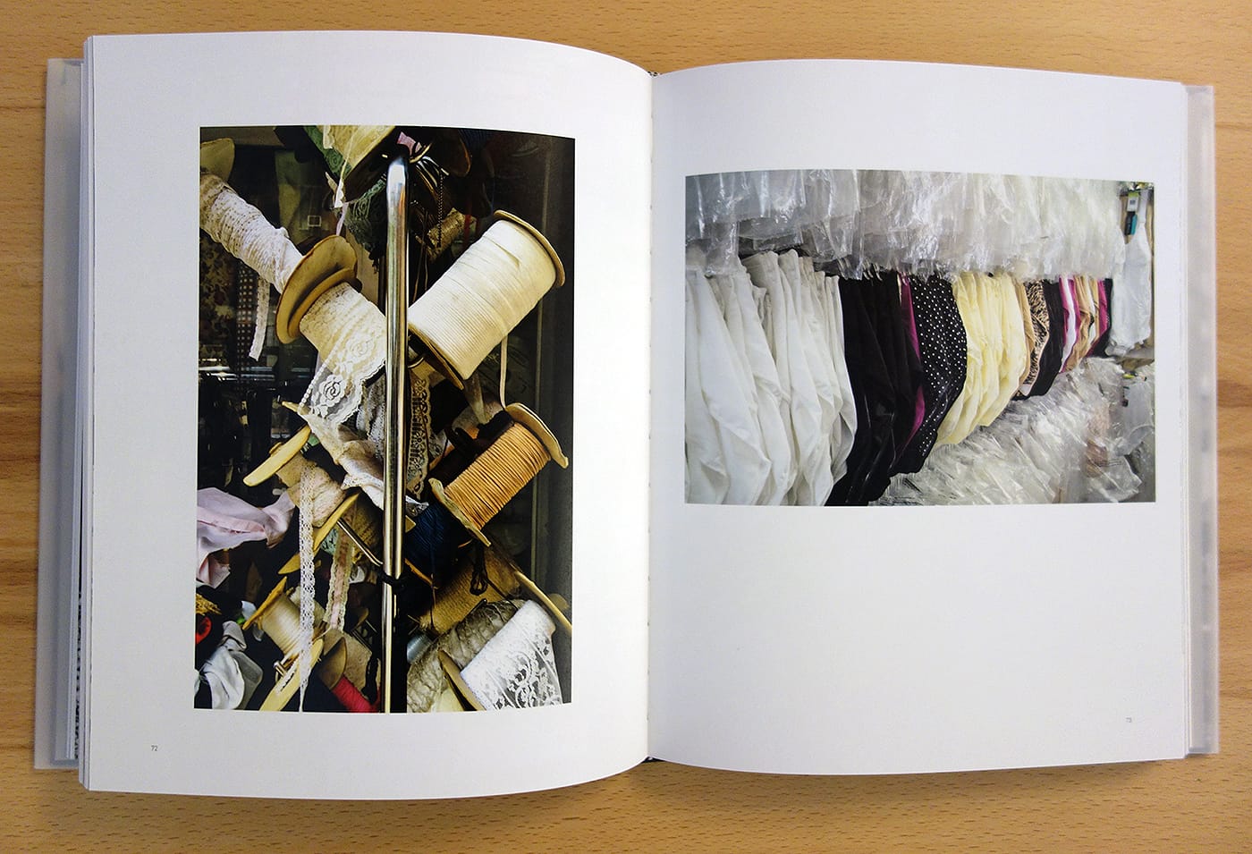 Pages from Remnants: Photographs of the Lower East Side (photo of the book for Hyperallergic)