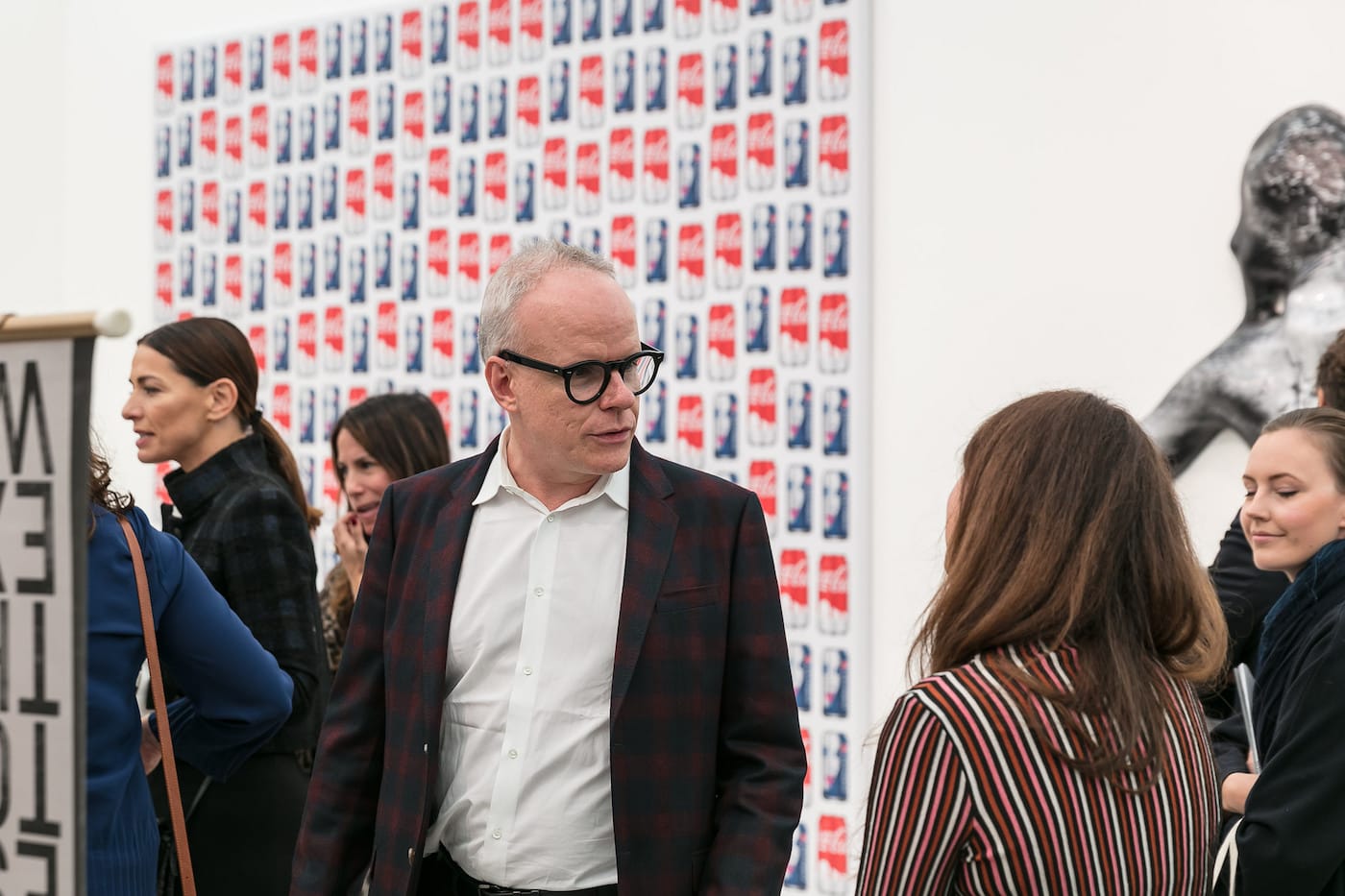 Hans-Ulrich Obrist at Frieze London 2017 (photo by Mark Blower; courtesy of Mark Blower/Frieze)