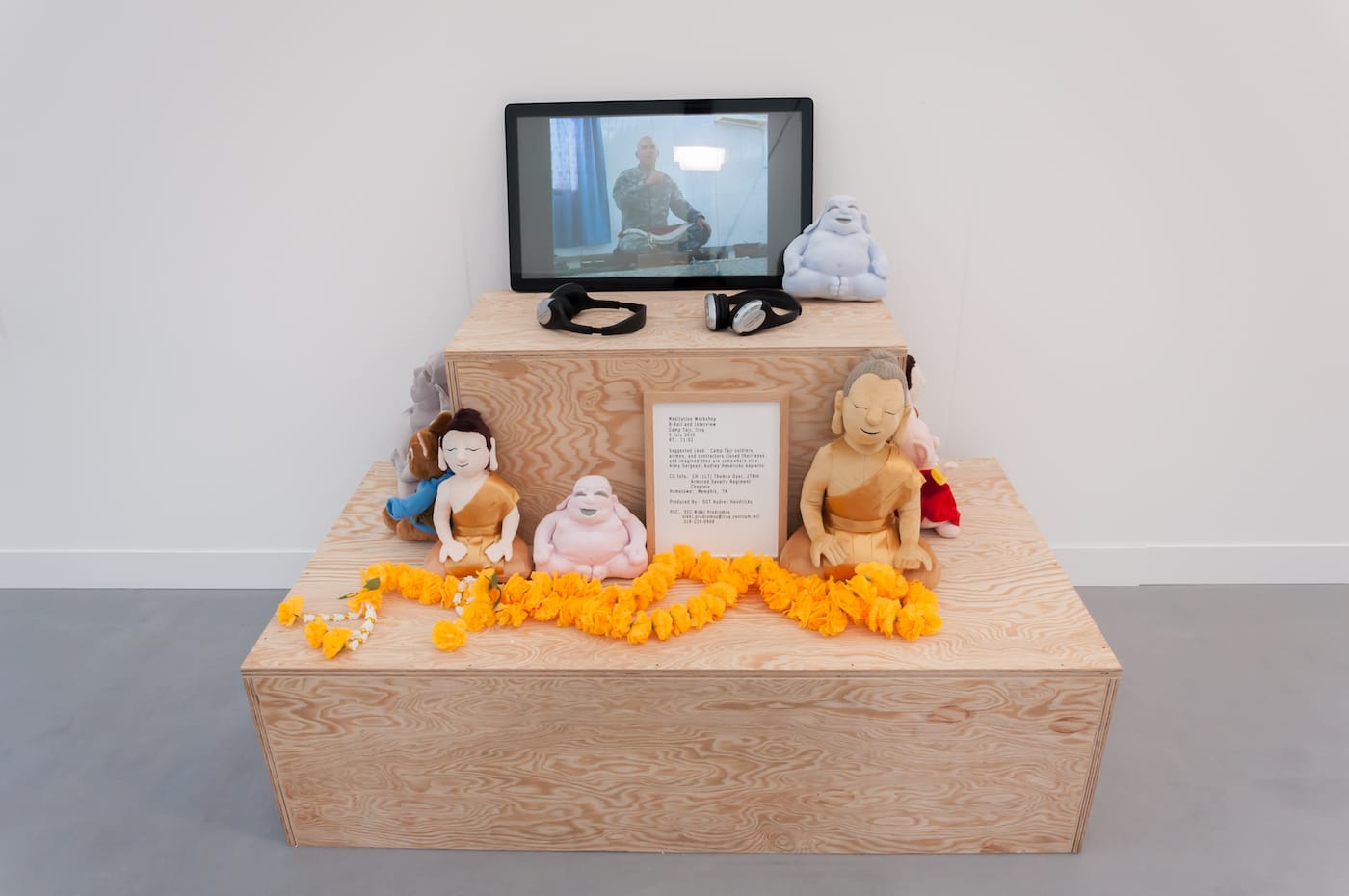 Part of Maryam Jafri’s “The Wellness Industrial Complex” (2016) installation in the La Veronica booth at Frieze London 2017 (photo courtesy Frieze)