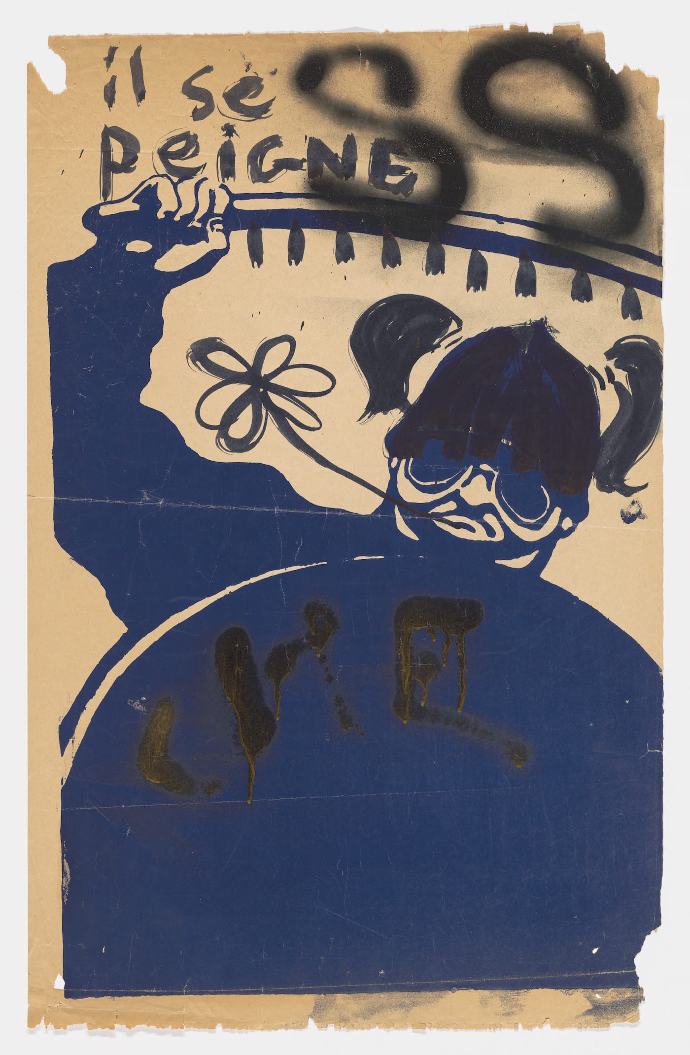 May 1968 Paris Student Protest Poster, LSD Library (courtesy Houghton Library, Harvard University)