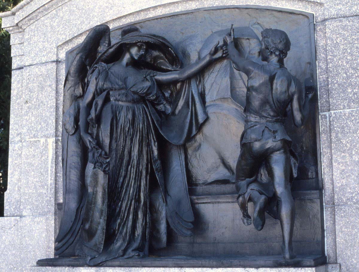 Daniel Chester French, "Death and the Sculptor" (1889) (photo by Carptrash/Wikimedia)