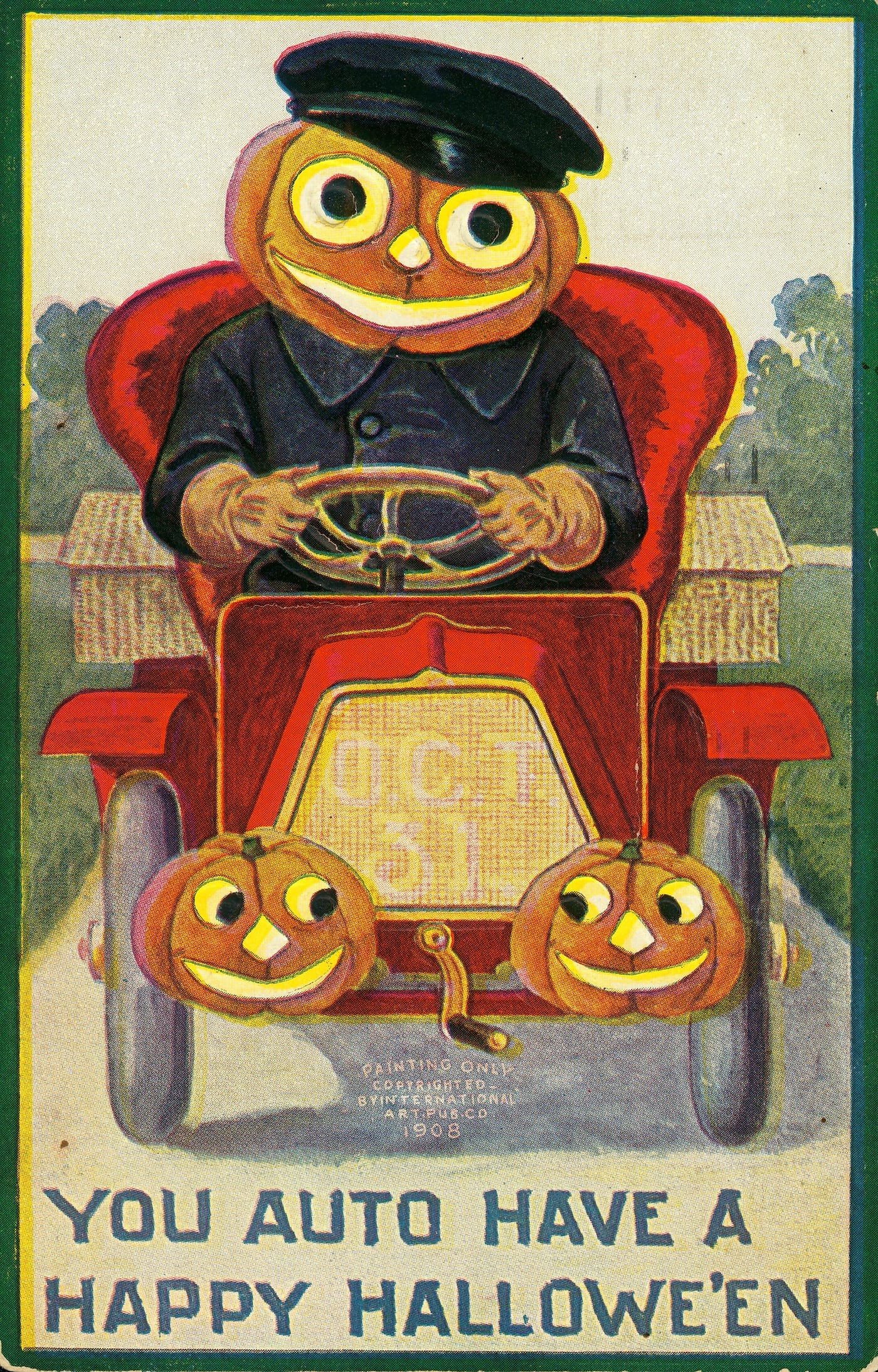 "You Auto Have a Happy Hallowe'en." (1908) (via Missouri History Museum/Wikimedia)