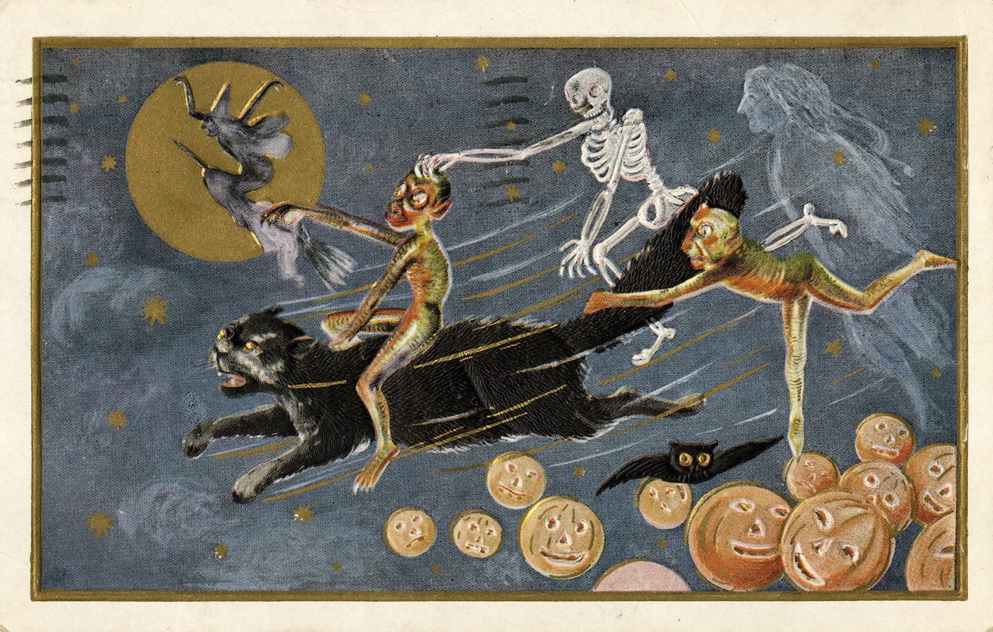 Halloween card (1913) (via Toronto Public Library)