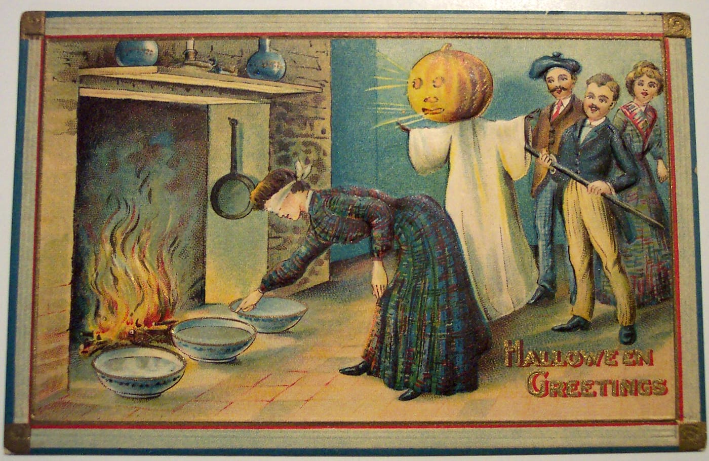 "Halloween Greetings" (Gottschalk, Dreyfuss & Davis) (via vintagehalloweencollector/Flickr)