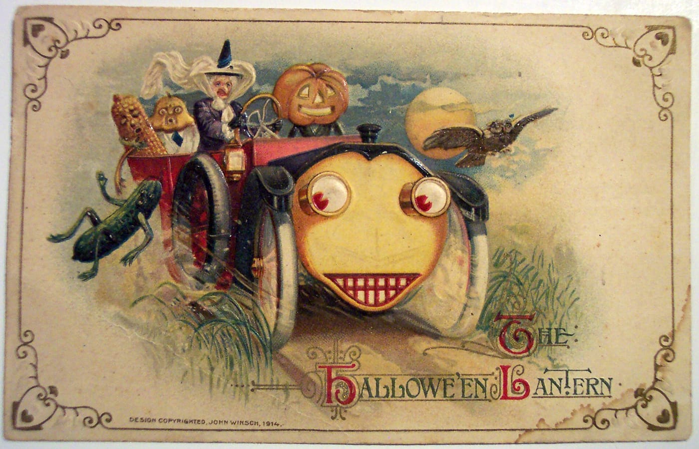 "The Halloween Lantern" (John Winsch) (via vintagehalloweencollector/Flickr)