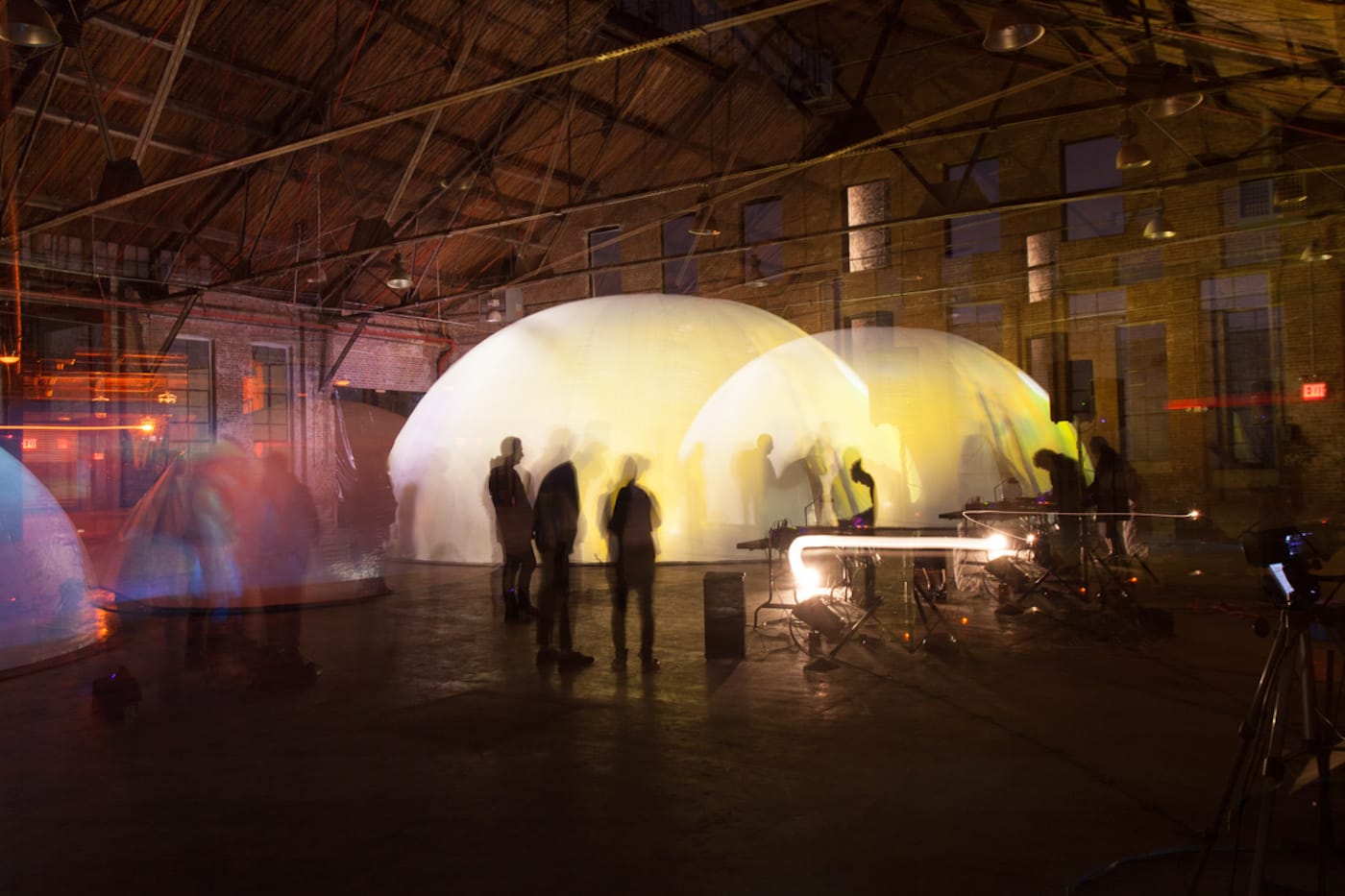 A previous dome performance by RE (photo by Travis Peck)